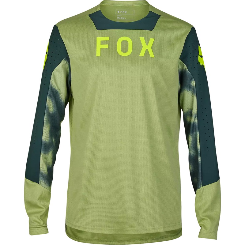 Maglia maniche lunghe Fox Defend Taunt – Verde